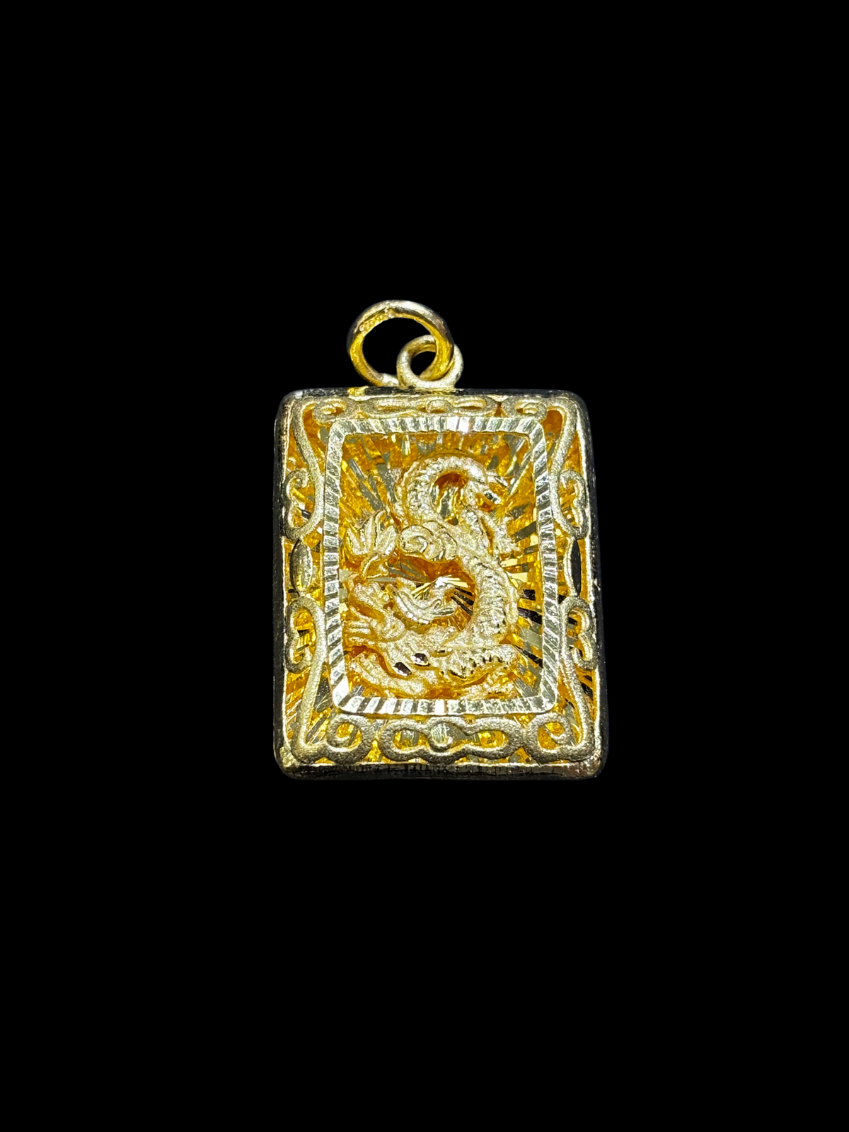 24k Dragon Pendant