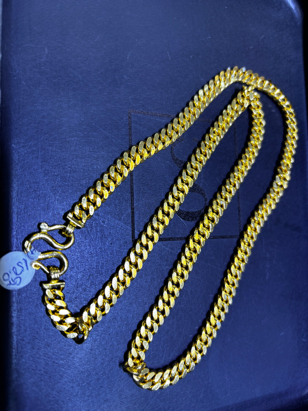 24k Flat Cuban Link Chain