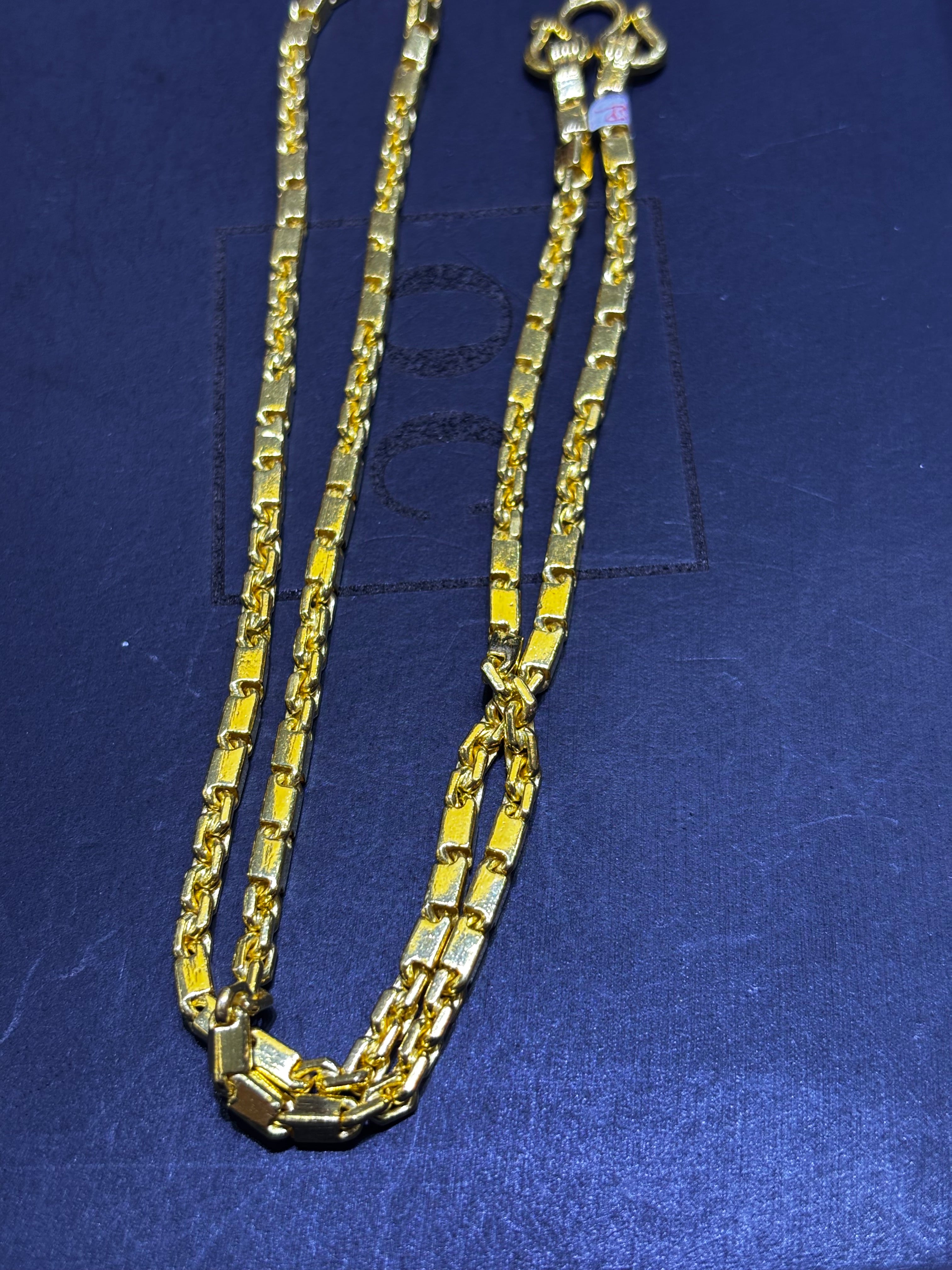 24K Gold Hermes / Thai Baht Link Chain ✨