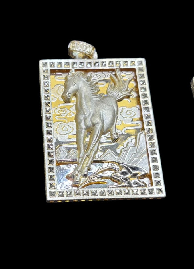 24k Horse Pendant