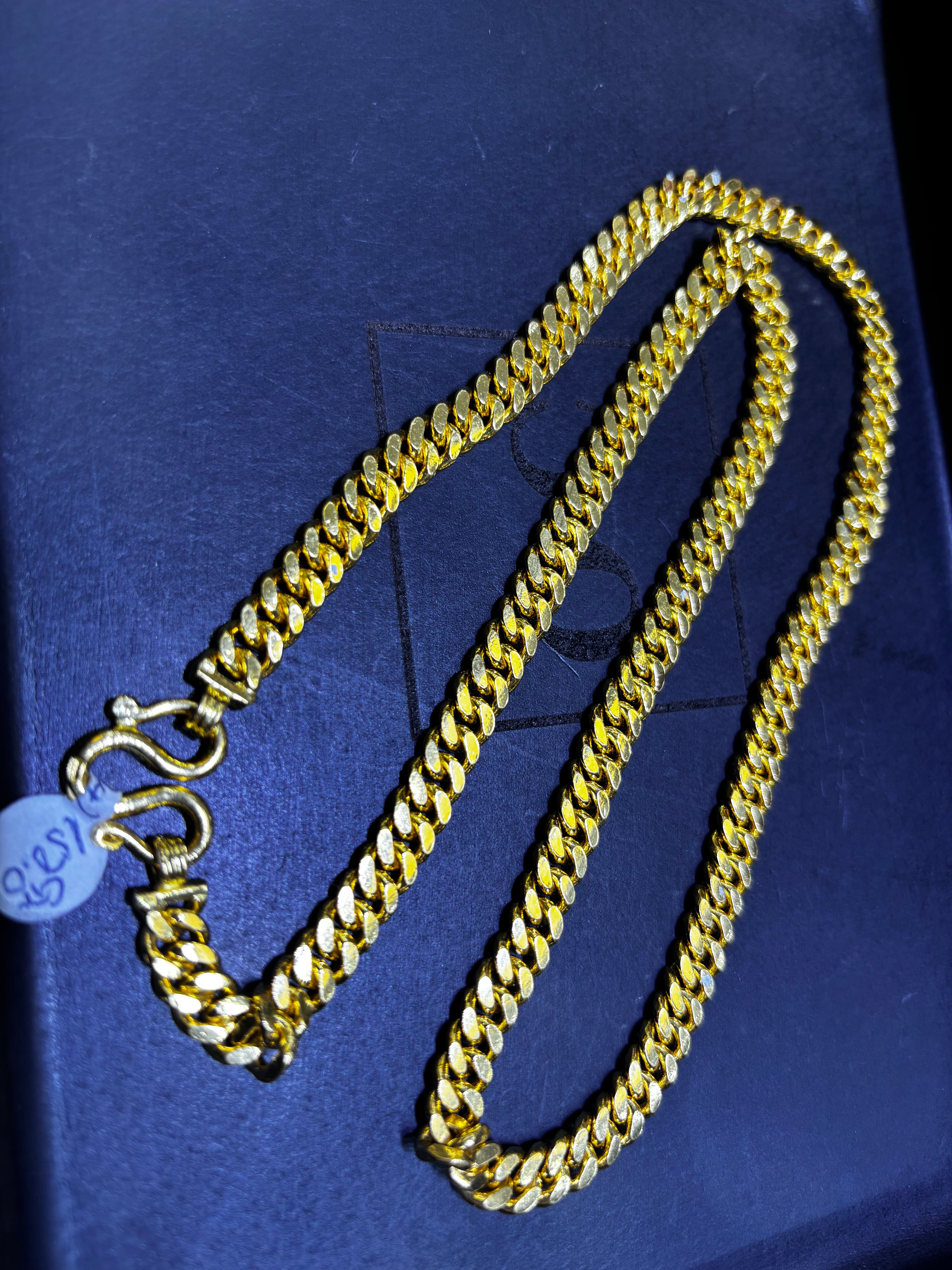 24k Flat Cuban Link Chain