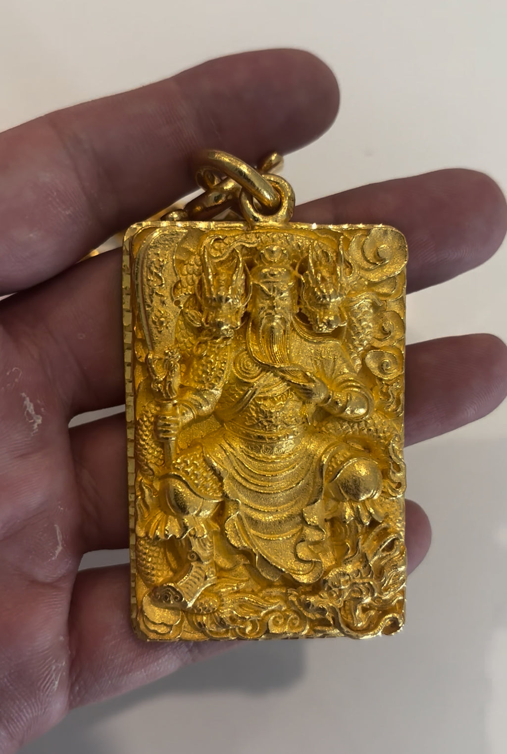 24k God Of War Pendant