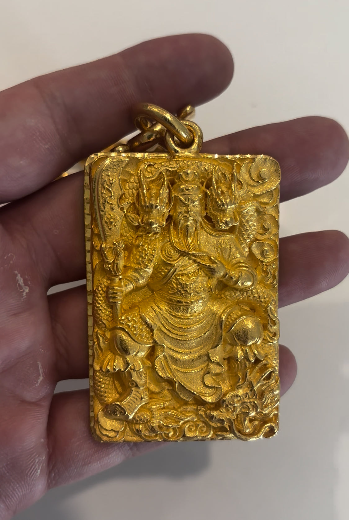 24k God Of War Pendant