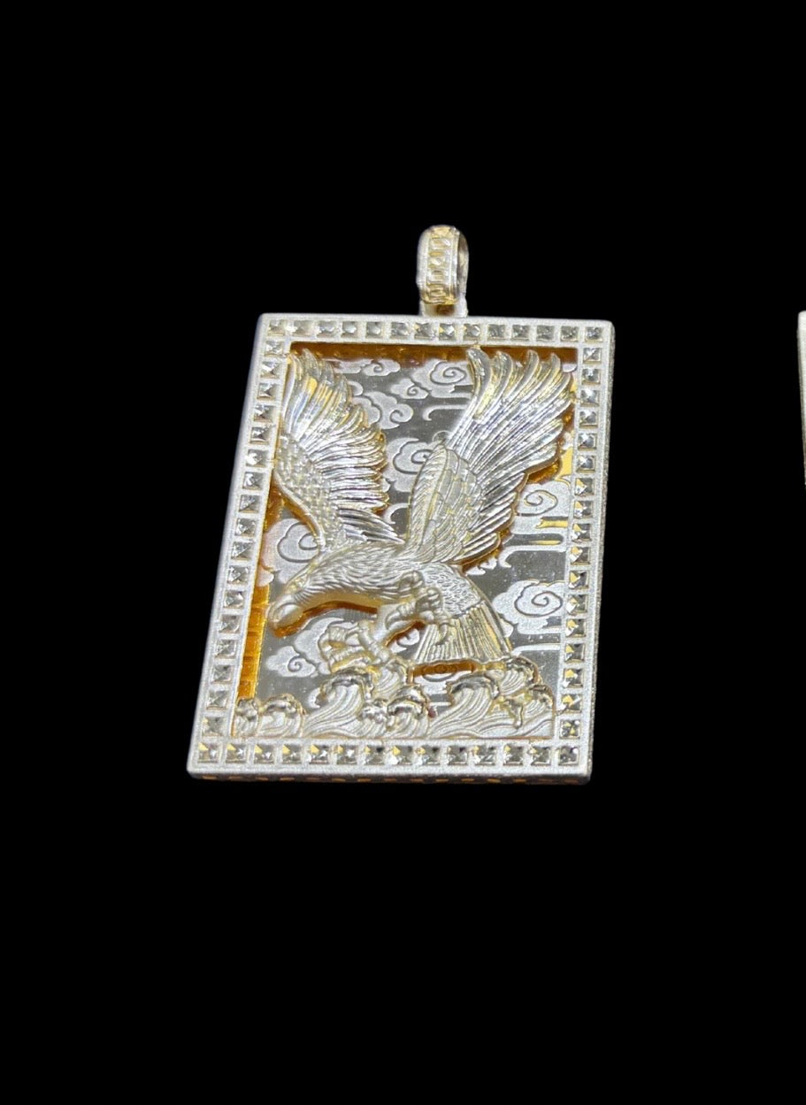 24k Eagle Pendant