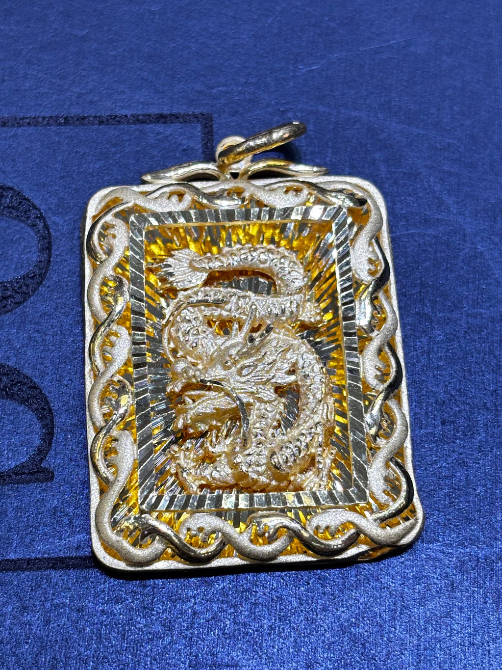 24k Dragon Pendant