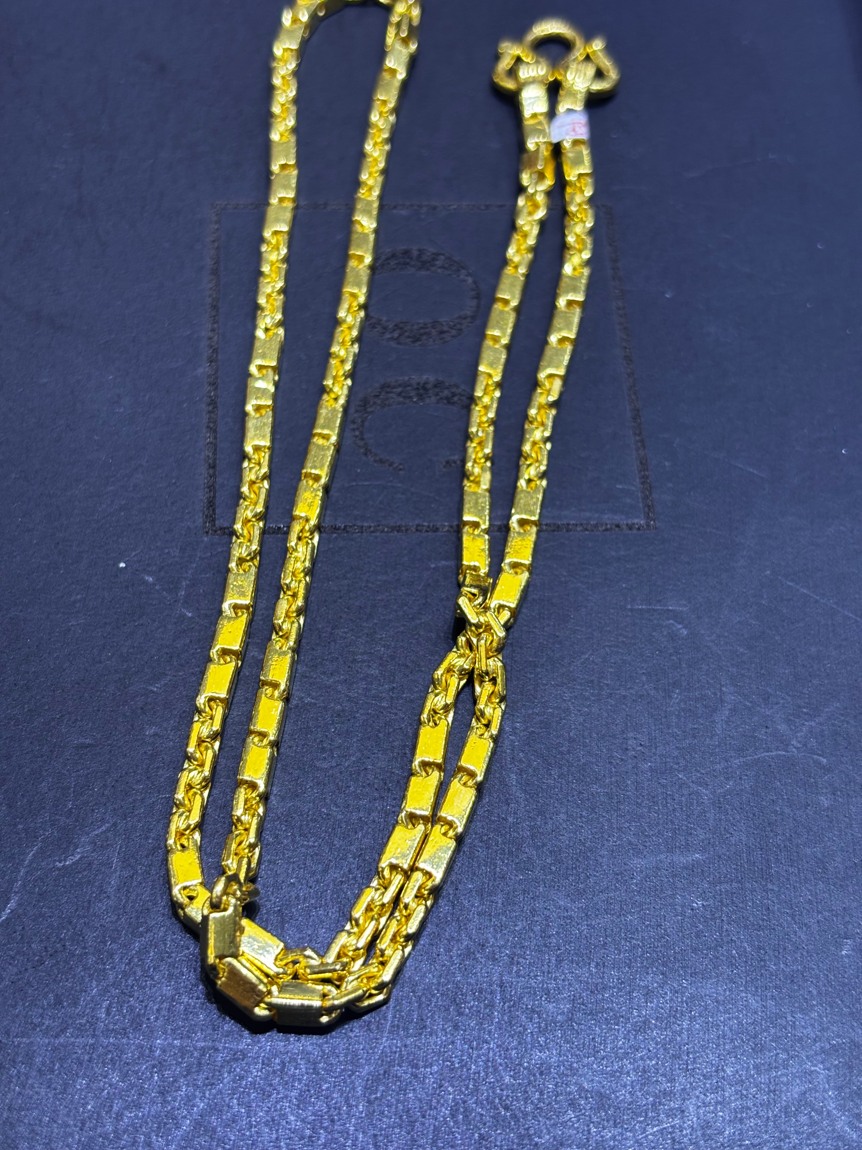 24K Gold Hermes / Thai Baht Link Chain ✨