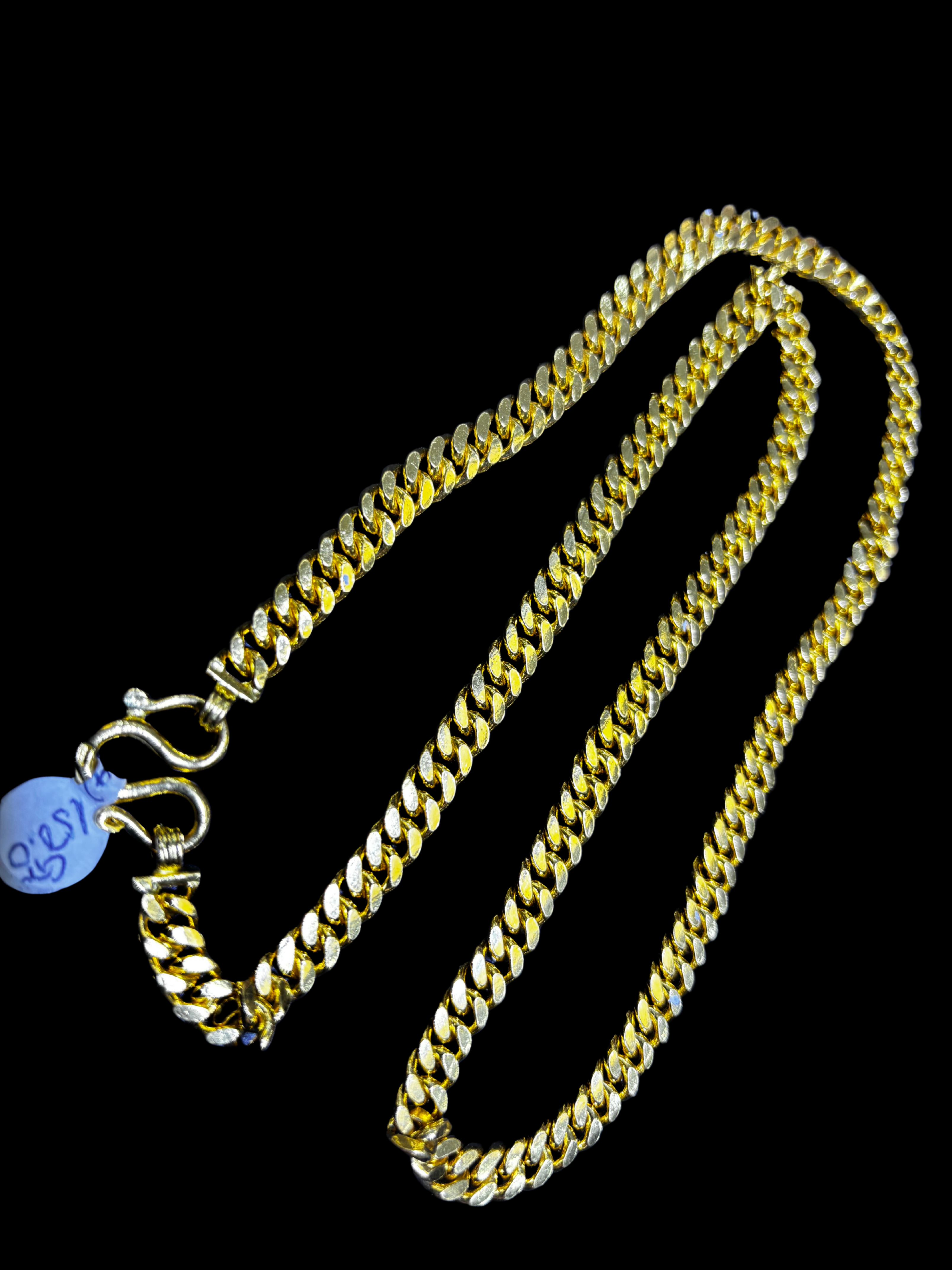 24k Flat Cuban Link Chain