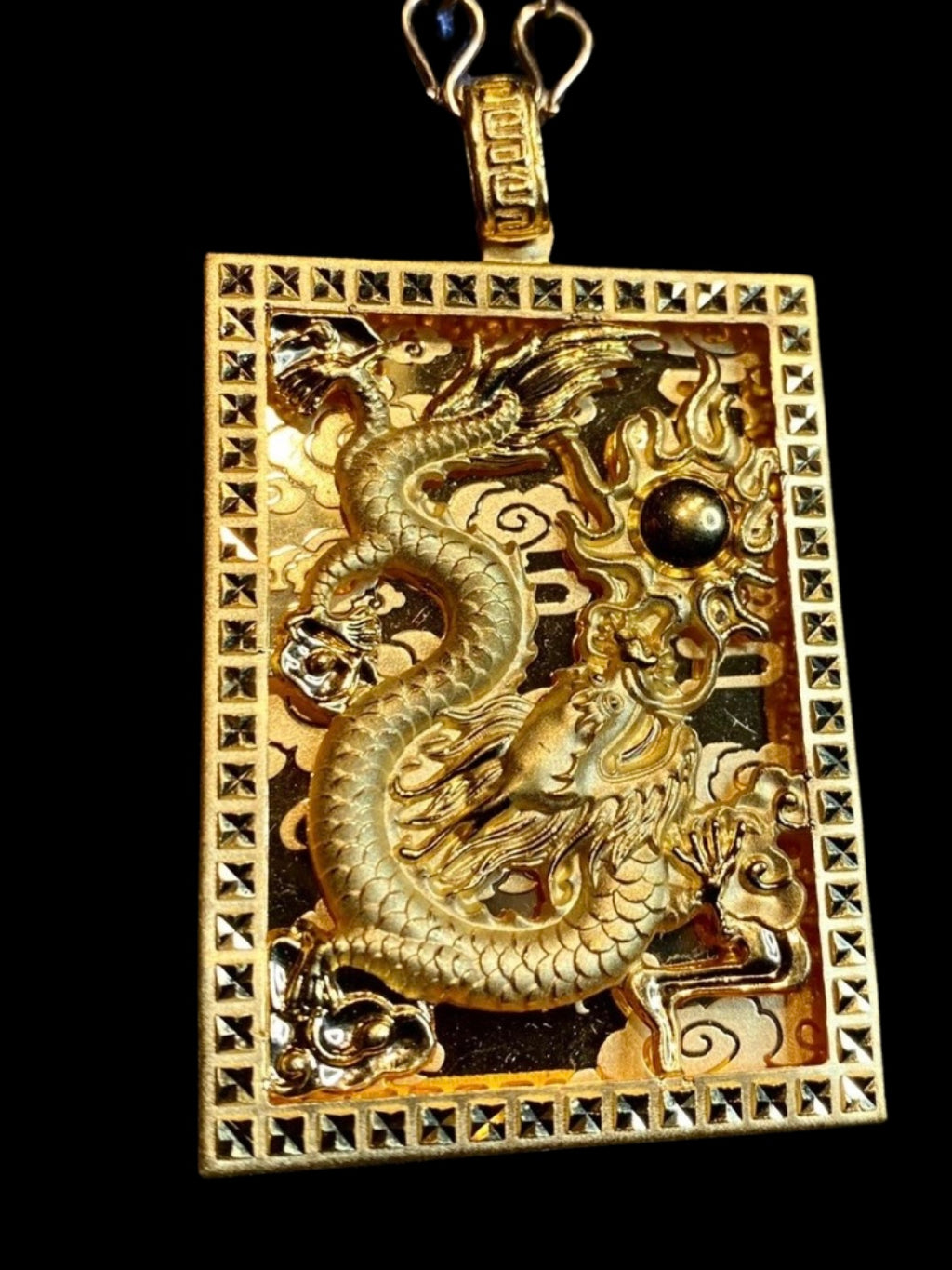 24k Dragon Pendant