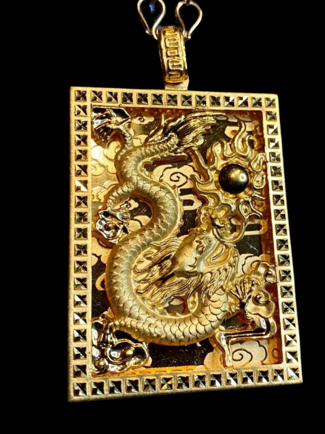 24k Dragon Pendant