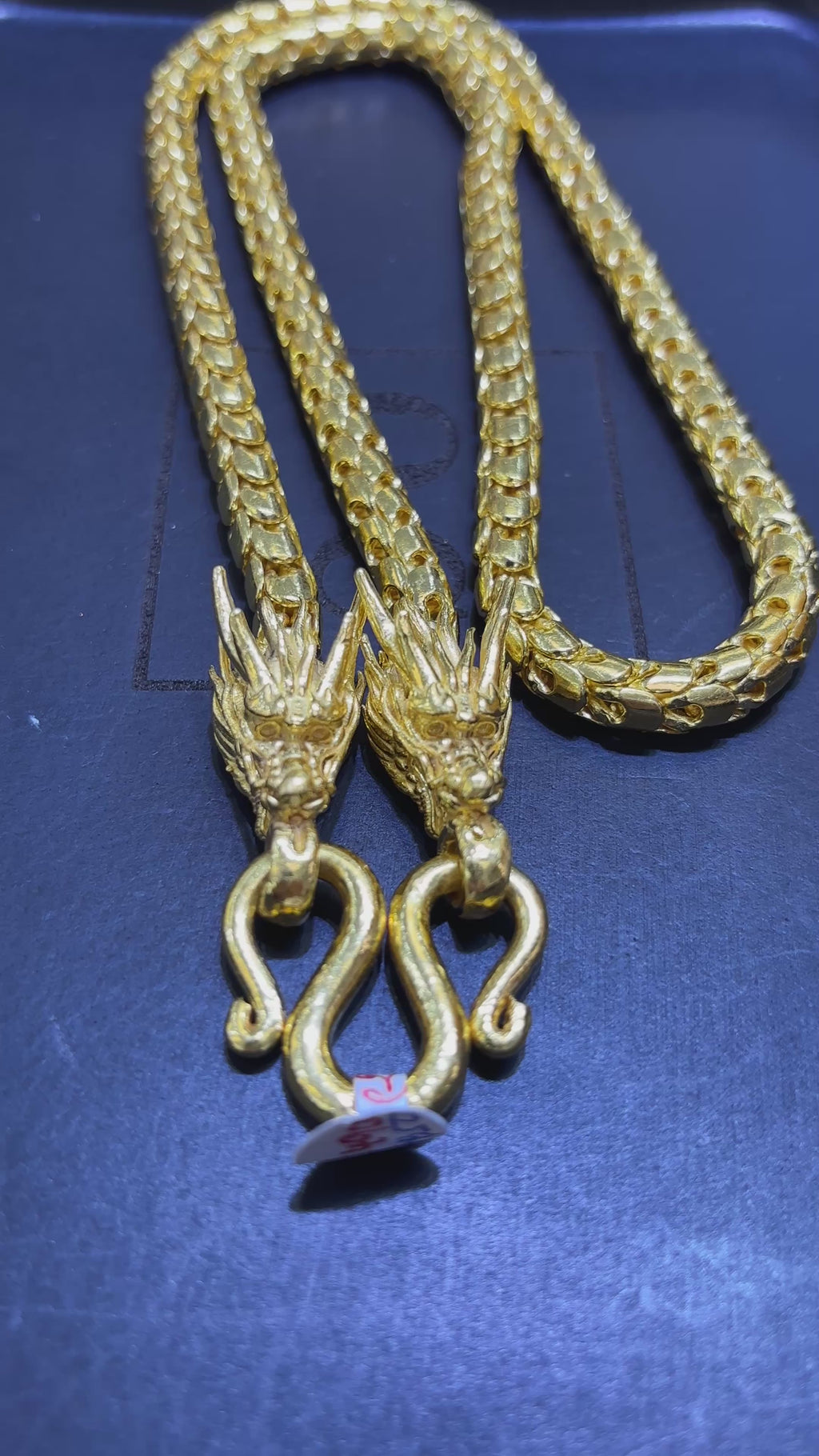 24k Dragon Head Chain